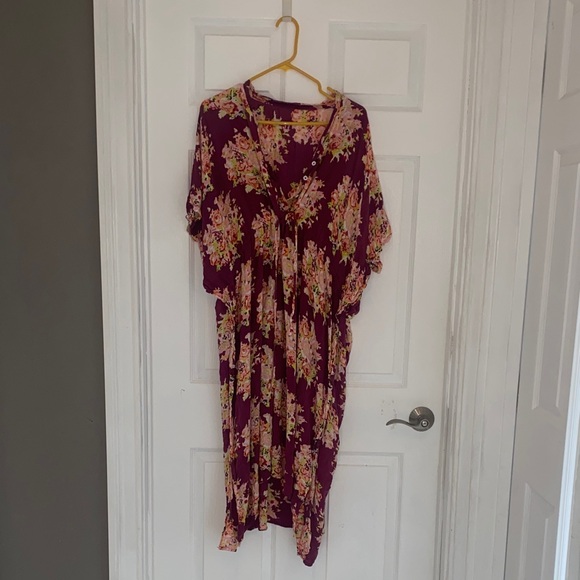 Floral Purple kaftan - Picture 3 of 6